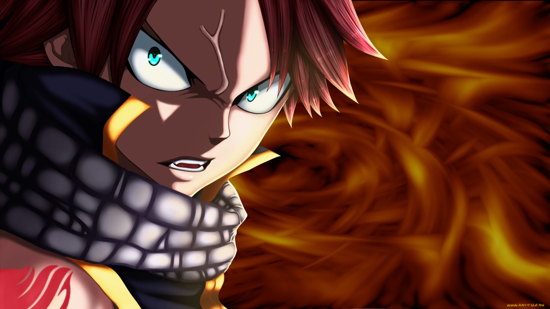 Black fairy tail. Фейри Тейл. Хвост феи Нацу. Natsu Dragneel.